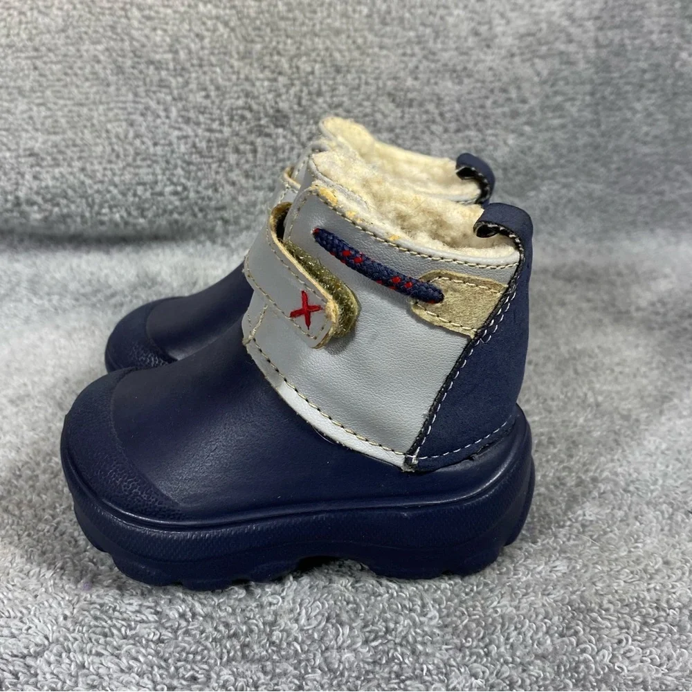 Crib Shoes Boots Size 2 Blue Baby‎